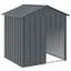 SALE dhiver Niche/Maison pour chien - UU - Grand Chenil - avec toit - anthracite acier galvanisé CC320