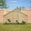 Poulailler 3x15m avec Filet de Protection - Enclos Extérieur pour Volailles Bâche Étanche et Anti-UV Structure Acier POULAILLER