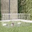 Enclos - Cage à lapin 2 panneaux 110x79x54 cm Fer galvanisé SS00222230
