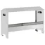 Mangeoire pour poules en acier galvanisé - vidaXL - Argent - 81x32x535 cm - Capacité 15 kg - Durable