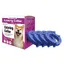 Lot de 4 colliers anti-insectes-colliers apaisants-colliers réglables pour chats et chiens-Bleu-63.5cm