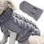 S-chien pull gilet manteau chaud pour animaux de compagnie doux tricot laine hiver pull tricoté Crochet manteau vêtements pour p
