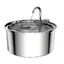 ®RisingFF Fontaine à eau automatique en acier inoxydable pour animaux de compagnie