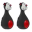 Lot de 2 jouets couineurs pour chiots jouet à mâcher pour chien moulage dâne jouet à mâcher pour chiot