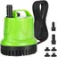 Pompe à Eau Submersible 25W 1200L/H Débit Élevé Protection Brûlure à Sec Ultra Silencieuse Aquarium Fontaine Bassin