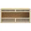 EN SOLDE*Meuble pour reptiles - MOANA -Grand Terrarium - Bois dingénierie 100x47x47 cm@499802