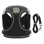 Colliers Harnais et Laisses pour Chats Harnais Chaton Anti évasion Réfléchissant Réglable Harnet pour Chat Gilet Respirant