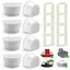 Filtre Fontaine Eau Chat pour PetSafe Drinkwell 8 Filtres au Charbon de Rechange & 8 Filtres en Mousse de RechangeFiltre pour Chat