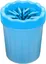 Nettoyant pour pattes de chien, nettoyant pour pieds en silicone pour chiens, chats, toilettage avec pattes boueuses (L, bleu)