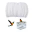 Couverture de Cage Oiseaux Nylon en Filet de Protection pour Cage Oiseaux Lavable Ventil est Antipoussire Housses COUVRE-CAGE