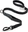 Laisse pour Chien Solide avec Poignée Rembourrée Corde Anti-Traction Laisse de Dressage Élastique pour Moyens et Grands Chiens e