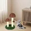 YIYI. JOLI GRIFFOIR POUR CHAT - GRIFFOIR CHAMPIGNON POUR CHAT - MARRON - 30*30*45CM.