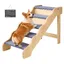 Escalier pour Chien-VEVOR-en Bois 5 Marches pour Chien pour Canapé Lit Voiture Chats Chiens Animaux de Compagnie Jusquà 68 kg
