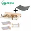 KEDIA.Mur d’Escalade pour Chats, 61*40*15cm, Étagère Murale pour Chats Perchoirs Chat Sautant Plate-Forme Tremplin Escalier