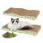 Nobleza - 2 Pièces Grattoir Chat Carton Griffoir Incurvé Réversible en Carton