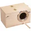 Cage en bois pour oiseaux - MICH - 195x12x12 cm - Bois de paulownia - Isolation thermique - Ouverture facile