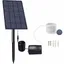 Pompe à oxygène solaire enfichable 2.5W pompe solaire pour étang aérateur daquarium pompe à air aérateur de pêche avec tuyau
