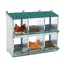 Poulaillerpondoir pour poules 6 compartiments en métalboîte de ponte murale pour poulaillernichoir ventilé pour poules pondeuses
