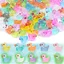 Lot de 130 mini canards résine colorée effet veilleuse décoration aquarium micro jardin .