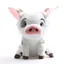 Peluche -YIBUJIAZU-Moana cochon de compagnie Baia mignon animal en peluche cochon assis c- jouets cadeaux de Noël pour enfants