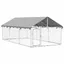 Promotion FévrChenil extérieur avec toit 400x200x150 cm - Utilisation Polyvalente 026_42396421