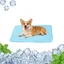 Tapis rafraîchissant soie glacée animaux 50x40cm – auto-refroidissant respirant non toxique durable chiens chats été