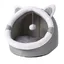 Lit niche pour chat d'intérieur, grotte avec coussin lavable, idéal pour petits chiens, doux et auto-chauffant