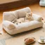 Kit habitatGrand lit pour Chat 66 x 48 cm canap-lit Moelleux et Mignon pour Chiens de Taille Moyenne et Petitelit blanc KIT HABITAT