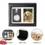 FYDUN Urne de chien Urnes commémoratives pour animaux de compagnie pour chiens ou cendres pour chats avec animalerie panier Noir