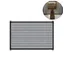 Barrière pliable pour chien - Noir - 1.1m x 72cm - Nylon maillé - Intérieur Noir BARRIERE DE SECURITE ESCALIER