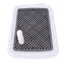 OMABETA toilettes pour animaux de compagnie Toilettes pour chiens haute clôture anti-odeur facile animalerie conditionneur Gris