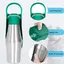750 ML Gourde pour Chien Promenade Gourde Chien Isotherme Bouteille deau pour Portable Acier Inoxyd