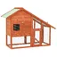 Cage/Clapier 140x63x120 cm Bois de sapin massif SS00232477