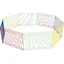Parc pour petits animaux 33 cm multicolore
