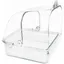 Bain doiseaux pour Cage Baignoire de Nettoyage Transparente Accessoires pour Cage à Oiseaux 9 9 x 14 x 11 cm