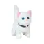 Jouet électronique pour chat avec collier qui miaule, marche et remue la queue, cadeaux pour filles et garçons de 2, 3, 4, 5 ans, 4