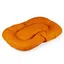Coussin pour chien ovale cousu tangerine Duvoplus - 50x35x6,5 cm