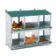 Pondoir à 6 Compartiments pour Poules Design Incliné à 86° Nids Individuels pour une Récolte Facile et Protection Contre la Cass