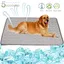 Tapis Rafraîchissant Chien Gris 62x50cm  Taille M  Coussin Glace Été pour Chien et Chat