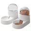 Distributeur Automatique 2 en 1 pour Chat et Chien - Croquettes et Eau - Mangeoirs et Abreuvoirs