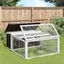 Cage/Clapier gris 117,5x97x47,5 cm - bois de pin massif SS00212833