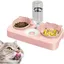 Gamelle 3 en 1 pour chats - MHY® - Distributeur automatique - 500 ml - Inclinaison 0-15° - Résine PP - Facile à nettoyer