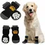 Chaussettes Antidrapantes pour Chien 2 Paires Protection des Pattes avec Sangles Rglables YYV