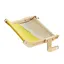 Chat fenêtre perchoir Balcon fenêtre Chat hamac étagère Robuste pour Chats dintérieur Pas de Ventouse Gris Jaune .