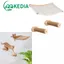 KEDIA.3PCS Étagère Murale pour Chat, Arbre à Chat Mural en Bois, Mur d'escalade pour Chat, Meuble Mural pour Chat