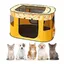 Portable Parc pour Chien Parc Chaton Pliable 70 x 55 x 40 cm Tente pour Chat Respirante d’Intérieur/Extérieur avec Sac Transport