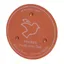 Disque en cuivre pour bain doiseaux - SHIPENOPHY - disque nettoyage - Cuivre 9999% - 1 mm - Support 3 points