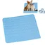 Tapis Rafraîchissant Chat Bleu L 70x55cm Auto-Refroidissant pour Animaux Jusqu’à 15kg – Coussin Été Chien Chat en Tissu Oxford Anti