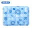 Tapis rafraîchissant pour chien - Phoesky - 50x60 cm - Flocon de neige bleu - Écologique - Polyester + PVC + gel doux