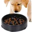 Gamelle dalimentation Lente pour Chiens Gamelle pour Alimentation Lente Gamelle Anti Glouton pour Chien Chat Favorise Une